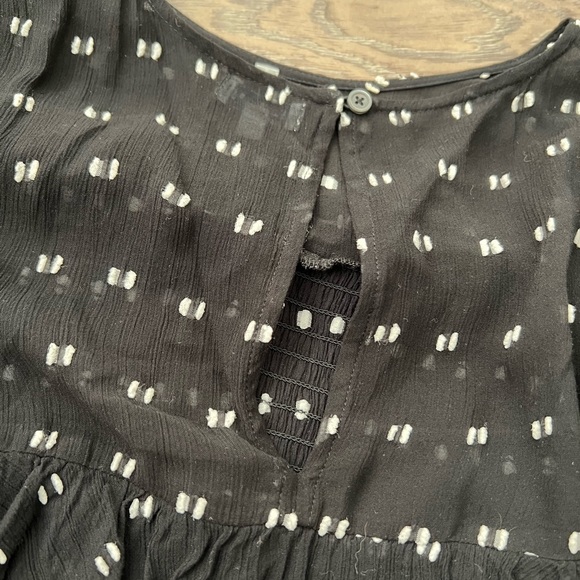 Blue Life black and white polka dot top - Picture 7 of 7